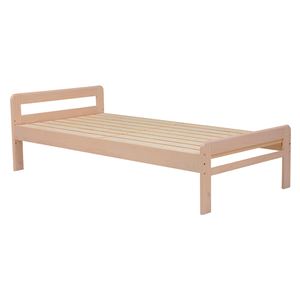すのこベッド 本体 【シングルサイズ】 ウォッシュホワイト木製