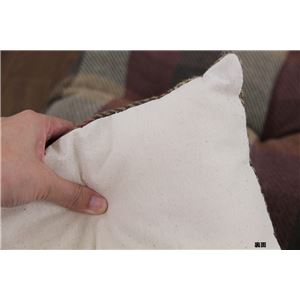 インド綿ウール混長座布団 メルモ 50cm×100cm オレンジ インド綿ウール混長座布団 メルモ 50cm×100cm オレンジ