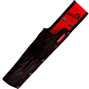 （まとめ）電工ポケット WAIST GEAR 【充電ドライバー差し×5セット】 レッド（赤） マーベル MDP-100AR - 拡大画像