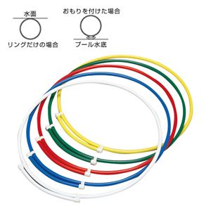 エバニュー（EVERNEW） パーパスリング（5色組） EHA111 日本製 - 拡大画像
