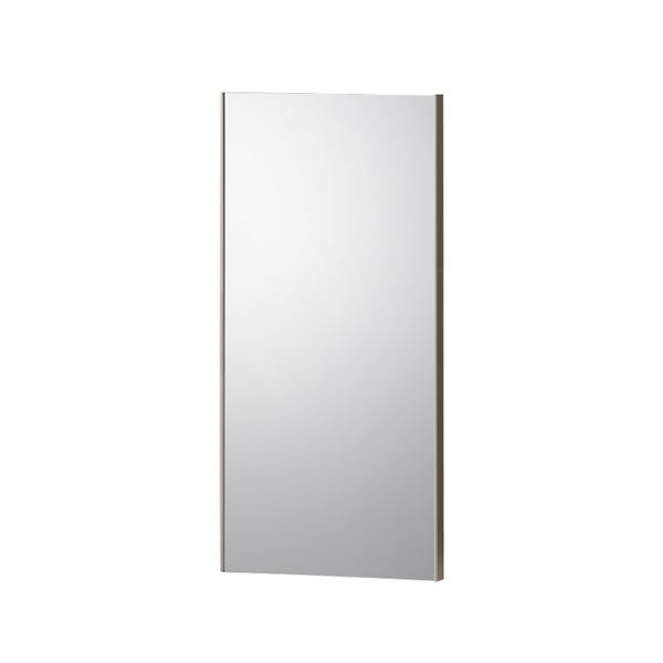 割れない 姿見鏡 (40×150cm シルバー) 日本製 軽量 マグネットタイプ 飾縁付(両サイドのみ) 『REFEX リフェクス』 b04