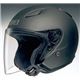 ジェットヘルメット シールド付き J-STREAM マットブラック S 【バイク用品】 - 縮小画像1