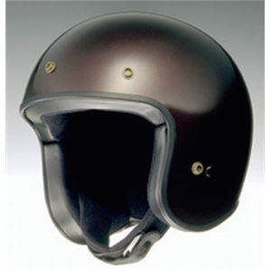 ジェットヘルメット FREEDOM ゴールドブラウン M 【バイク用品】 - 拡大画像