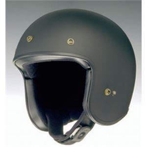 ジェットヘルメット FREEDOM マットブラック S 【バイク用品】 - 拡大画像