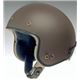 ジェットヘルメット MASH-X マットブラウン S 【バイク用品】 - 縮小画像1