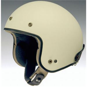 ジェットヘルメット MASH-X マットアイボリー S 【バイク用品】 - 拡大画像