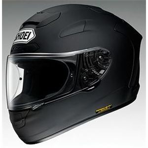 フルフェイスヘルメット X-TWELVE マットブラック L 【バイク用品】 - 拡大画像