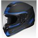 フルフェイスヘルメット QWEST BLOODFLOW TC-2 ブルー/ブラック S 【バイク用品】 - 縮小画像1