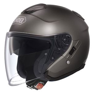 ジェットヘルメット シールド付き J-CRUISE アンスラサイトメタリック S 【バイク用品】 - 拡大画像