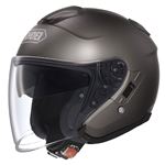 ジェットヘルメット シールド付き J-CRUISE アンスラサイトメタリック L 【バイク用品】