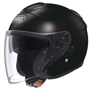 ジェットヘルメット シールド付き J-CRUISE ブラック XS 【バイク用品】 - 拡大画像