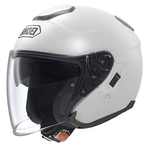 ジェットヘルメット シールド付き J-CRUISE ルミナスホワイト XS 【バイク用品】 - 拡大画像