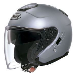 ジェットヘルメット シールド付き J-CRUISE パールグレーメタリック S 【バイク用品】 - 拡大画像
