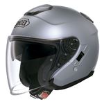 ジェットヘルメット シールド付き J-CRUISE パールグレーメタリック S 【バイク用品】
