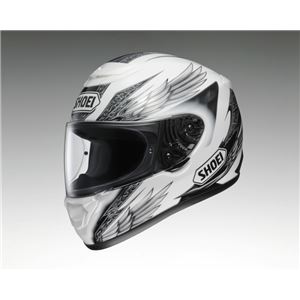 フルフェイスヘルメット QWEST ASCEND TC-6 ホワイト/シルバー S 【バイク用品】 - 拡大画像