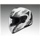 フルフェイスヘルメット QWEST ASCEND TC-6 ホワイト/シルバー M 【バイク用品】 - 縮小画像1