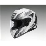 フルフェイスヘルメット QWEST ASCEND TC-6 ホワイト/シルバー XL 【バイク用品】