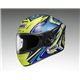 フルフェイスヘルメット X-TWELVE DAIJIRO TC-3 イエロー/ブルー XS 【バイク用品】 - 縮小画像1