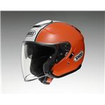 ジェットヘルメット シールド付き J-CRUISE CORSO TC-8 オレンジ/ホワイト M 【バイク用品】