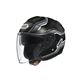 ジェットヘルメット シールド付き J-CRUISE STOLD TC-5 ブラック/グレー S 【バイク用品】 - 縮小画像1