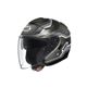 ジェットヘルメット シールド付き J-CRUISE STOLD TC-11 シルバー/グレー S 【バイク用品】 - 縮小画像1