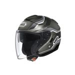 ジェットヘルメット シールド付き J-CRUISE STOLD TC-11 シルバー/グレー S 【バイク用品】
