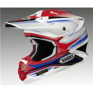 フルフェイスヘルメット VFX-W SEAR TC-10 レッド/ブルー S 【バイク用品】 - 拡大画像