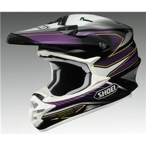 フルフェイスヘルメット VFX-W SEAR TC-11 黒/紫 L 【バイク用品】 - 拡大画像