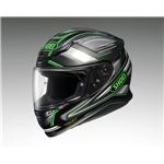フルフェイスヘルメット Z-7 DOMINANCE TC-4 グリーン/ブラック S 【バイク用品】