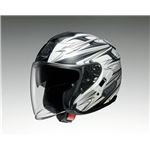 ジェットヘルメット シールド付き J-CRUISE CLEAVE TC-6 ホワイト/グレー S 【バイク用品】