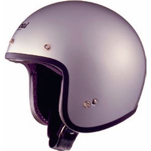 ジェットヘルメット CLASSIC-SW ブライトシルバー 55-56 【バイク用品】 - 拡大画像