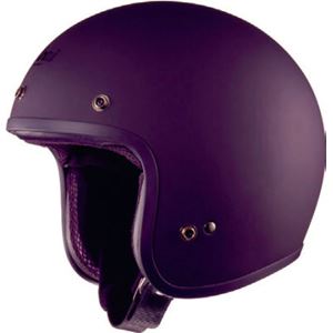 ジェットヘルメット CLASSIC-SW フラット黒 59-60 【バイク用品】 - 拡大画像