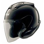 ジェットヘルメット シールド付き MZ グラスブラック 57-58 【バイク用品】