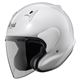 ジェットヘルメット シールド付き MZ-F グラスホワイト 59-60 【バイク用品】 - 縮小画像1