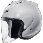 ジェットヘルメット シールド付き SZ-RAM4 グラスホワイト 55-56 【バイク用品】