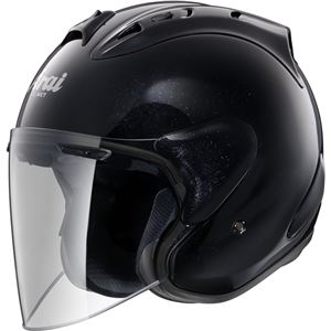 ジェットヘルメット シールド付き SZ-RAM4 グラスブラック 55-56 【バイク用品】 - 拡大画像