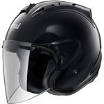 ジェットヘルメット シールド付き SZ-RAM4 グラスブラック 55-56 【バイク用品】