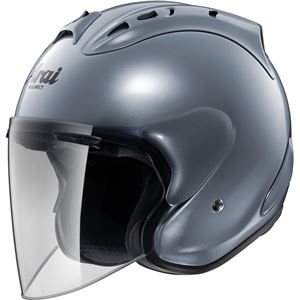 ジェットヘルメット シールド付き SZ-RAM4 サファイアシルバー 59-60 【バイク用品】 - 拡大画像