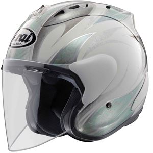 ジェットヘルメット シールド付き SZ-RAM4 Karen 青 55-56 【バイク用品】 - 拡大画像