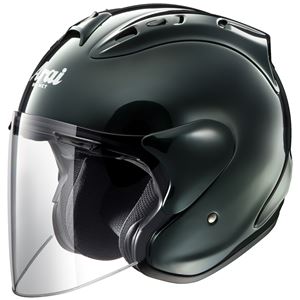 ジェットヘルメット シールド付き SZ-RAM4 ブリティッシュDグリ-ン 55-56 【バイク用品】 - 拡大画像
