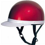 ハーフヘルメット CC-203 CEPTOO HELMET キャンディレッド 【バイク用品】