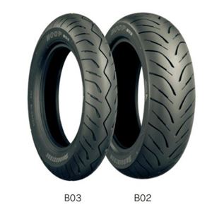 ブリヂストン タイヤ SCS03009 HOOP3 110/90-13 TL 【バイク用品】 - 拡大画像