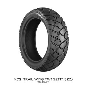 ブリヂストン タイヤ MCR02627 TW152 150/70R17 TL 【バイク用品】