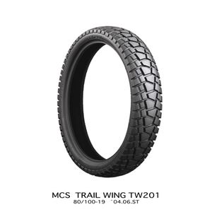 ブリヂストン タイヤ MCS00996 TW201 80/100-19 49P 【バイク用品】 - 拡大画像