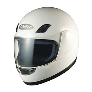 フルフェイス ヘルメット ZR-II ヘルメット ホワイト フリー 【バイク用品】 - 拡大画像