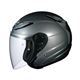AVAND2 ジェットヘルメット シールド付き ガンメタ S 【バイク用品】 - 縮小画像1