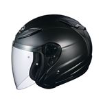 AVAND2 ジェットヘルメット シールド付き フラットブラック XL 【バイク用品】