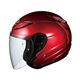 AVAND2 ジェットヘルメット シールド付き シャイニーレッド S 【バイク用品】 - 縮小画像1