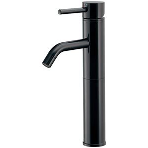 ジェイトップ・ユーコー 耽美（たんび） シングルレバー混合水栓（トール・ブラック） Y183-150 - 拡大画像