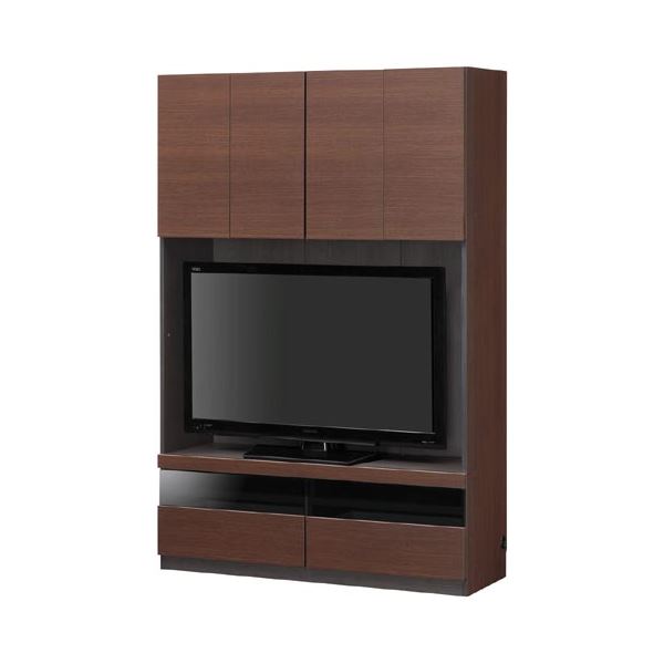 壁面テレビボード TVボード 幅120cm【PORTALE】ポルターレ ブラウン